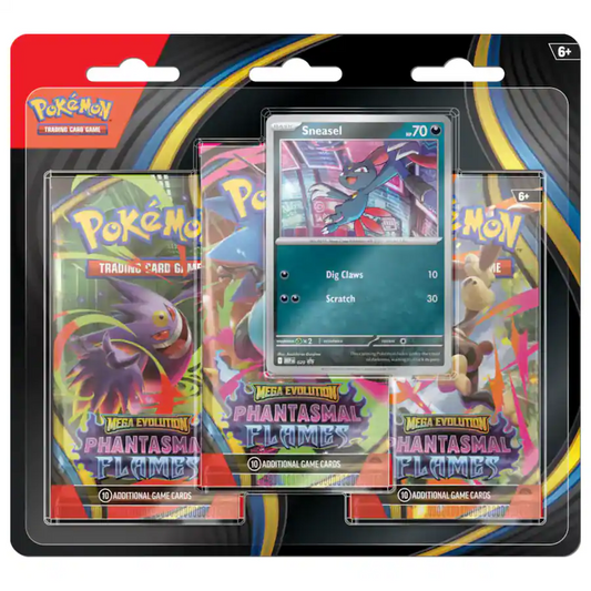 Phantasmal Flames 3-Pack Blister Pokémon TCG