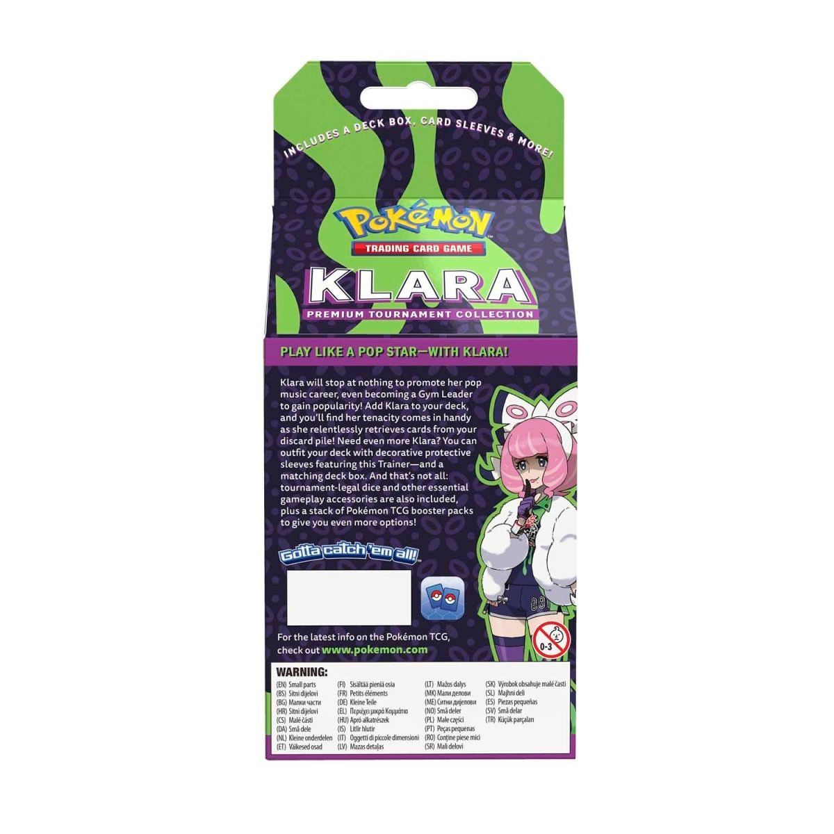 Klara Premium Tournament Collection Pokémon TCG (7 Various Booster Packs)
