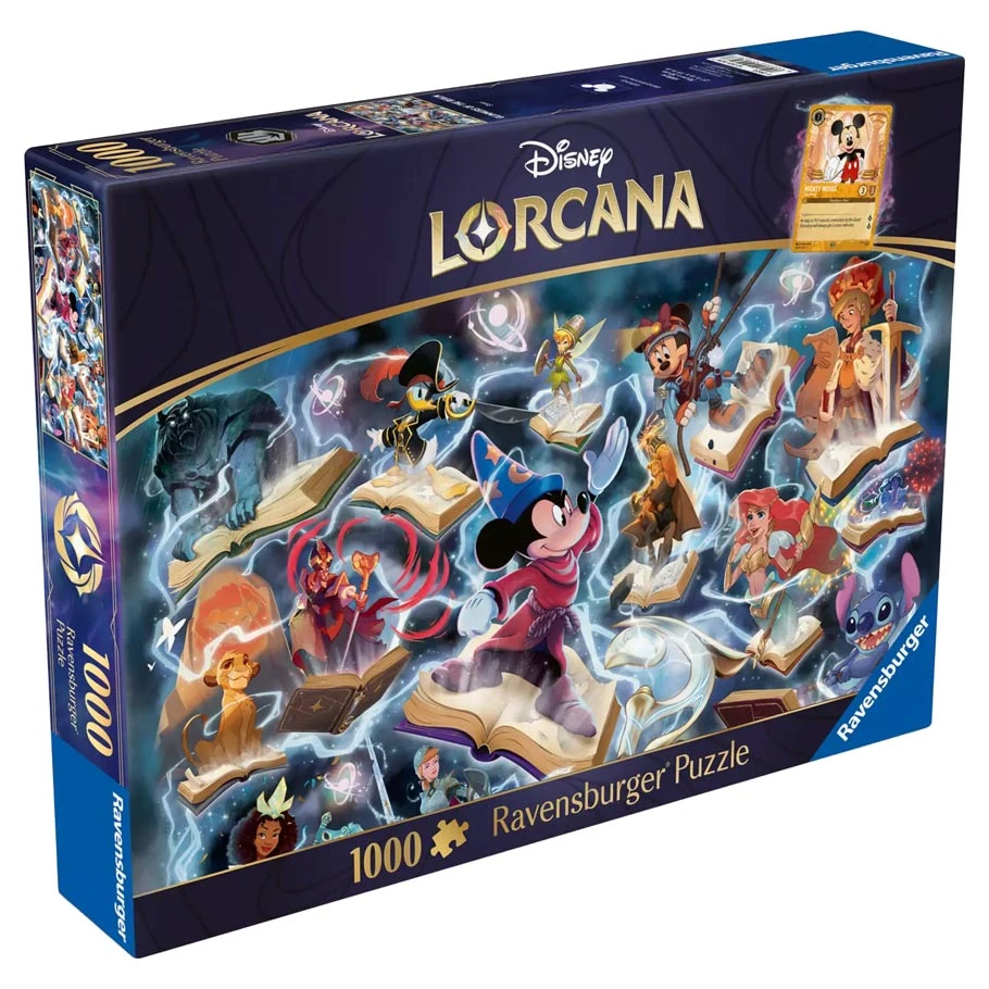 Disney Lorcana Steel 1000 Piece Jigsaw Puzzle