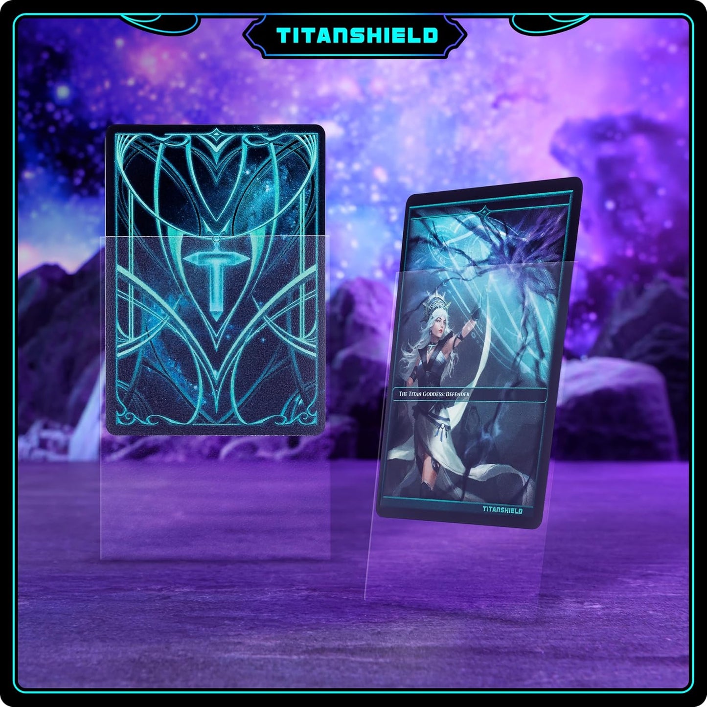 TitanShield Premium Clear Card Sleeves 3-Pack (150 Sleeves)