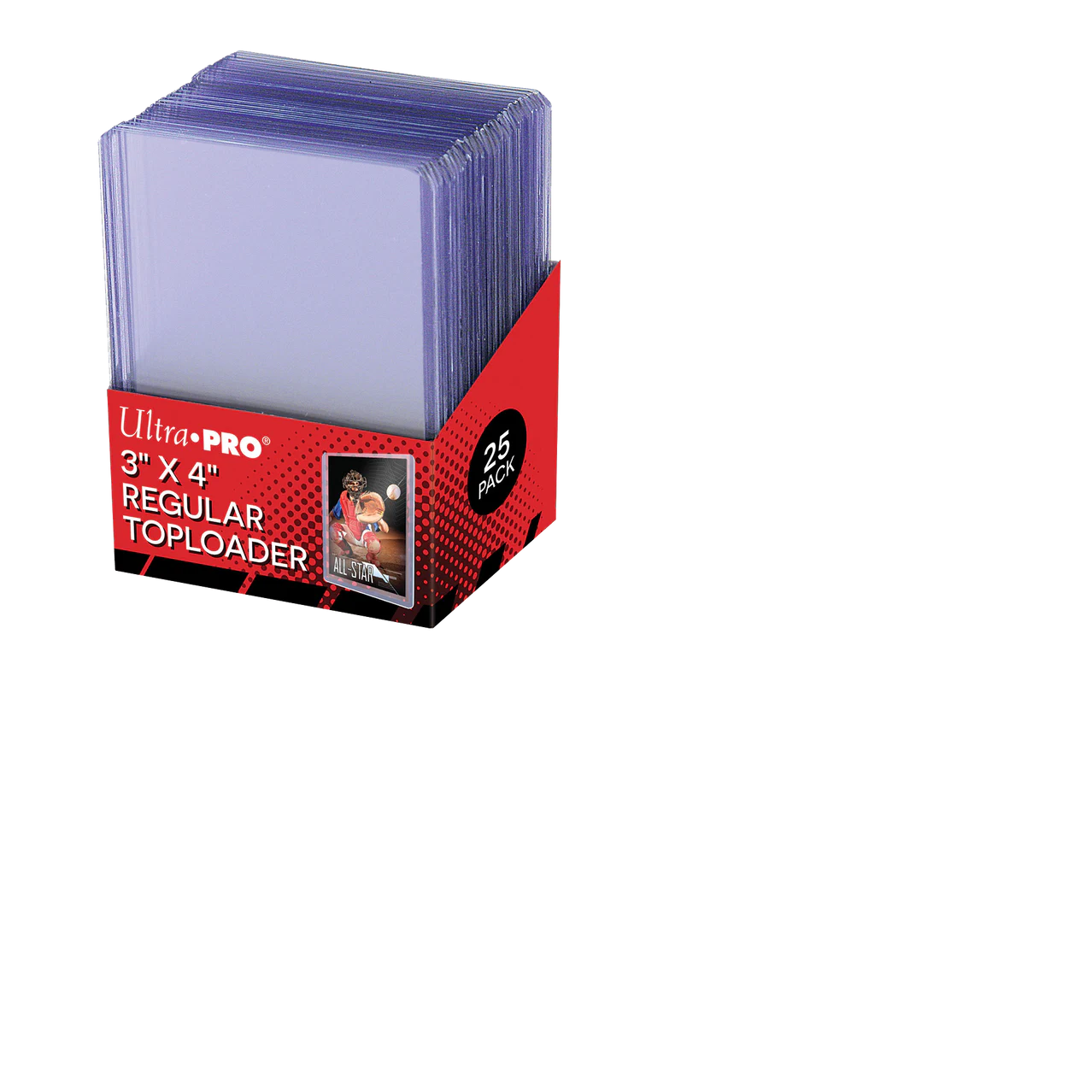Ultra Pro 3"x4" Regular Toploader (25 Pack)