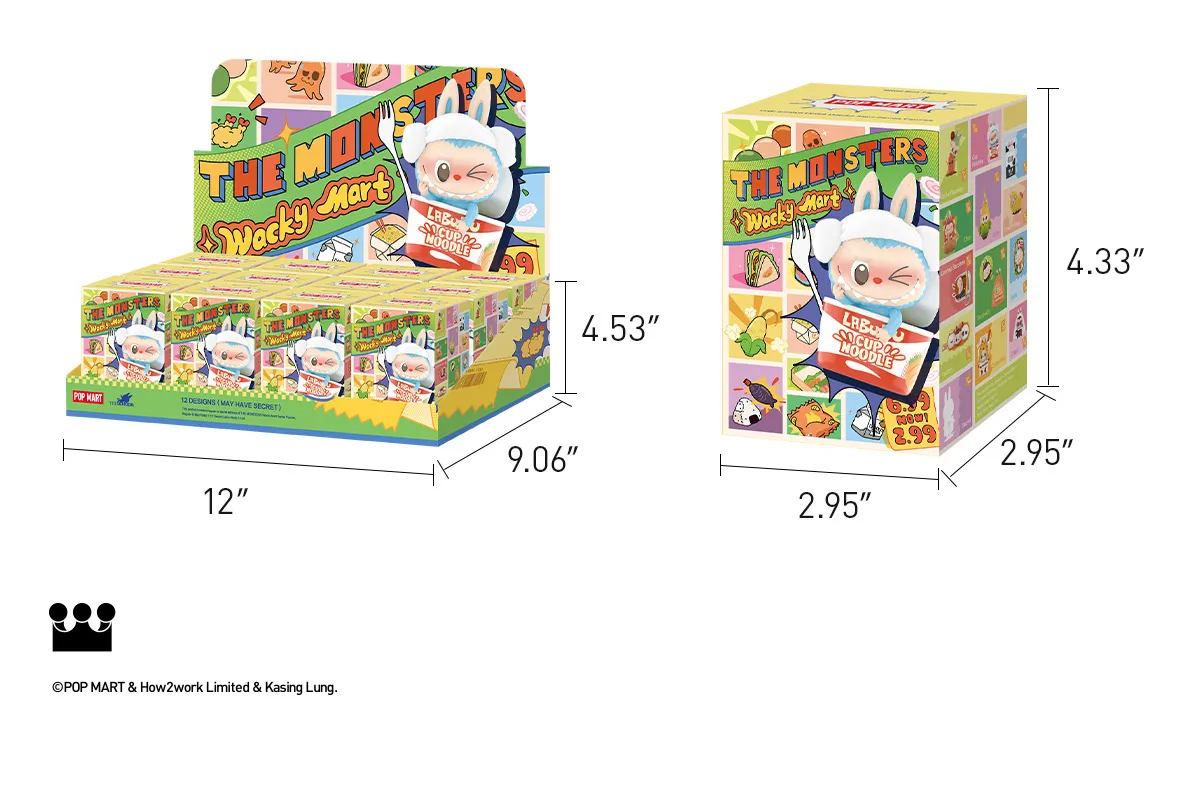 Labubu Wacky Mart - THE MONSTERS From Pop Mart