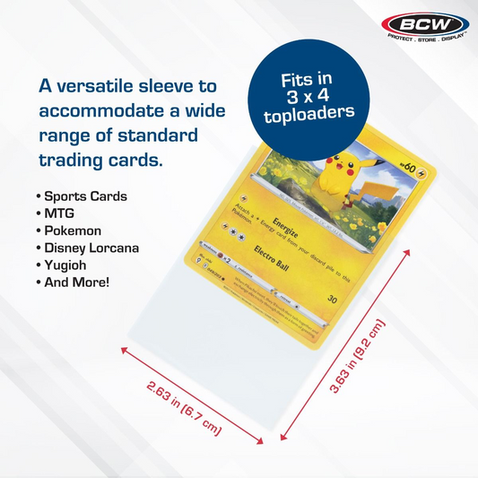 BCW Standard Card Sleeves 100-Pack