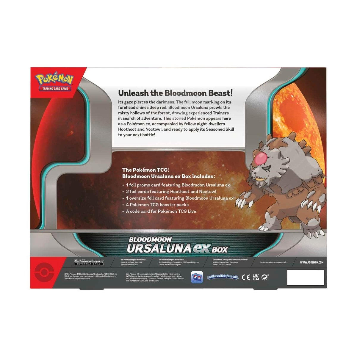 Bloodmoon Ursaluna ex Box Pokémon TCG