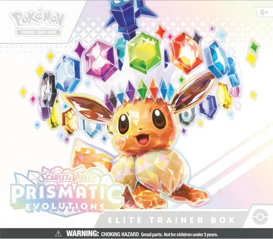 Prismatic Evolutions S&V Elite Trainer Box Pokémon TCG *DOLLAR GENERAL TRADE IN - LIMIT 1*