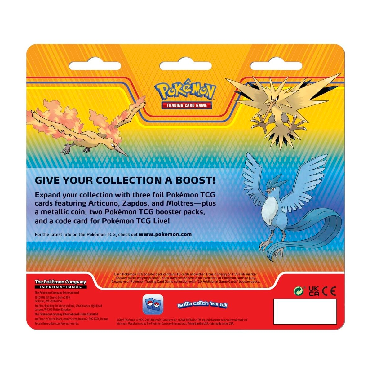 Articuno, Zapdos, & Moltres 2-Pack Blister Pokémon TCG