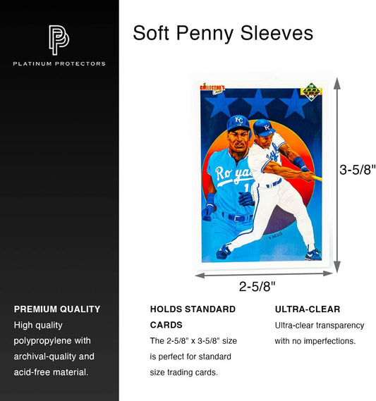 Platinum Protectors Penny Sleeves 100 pack