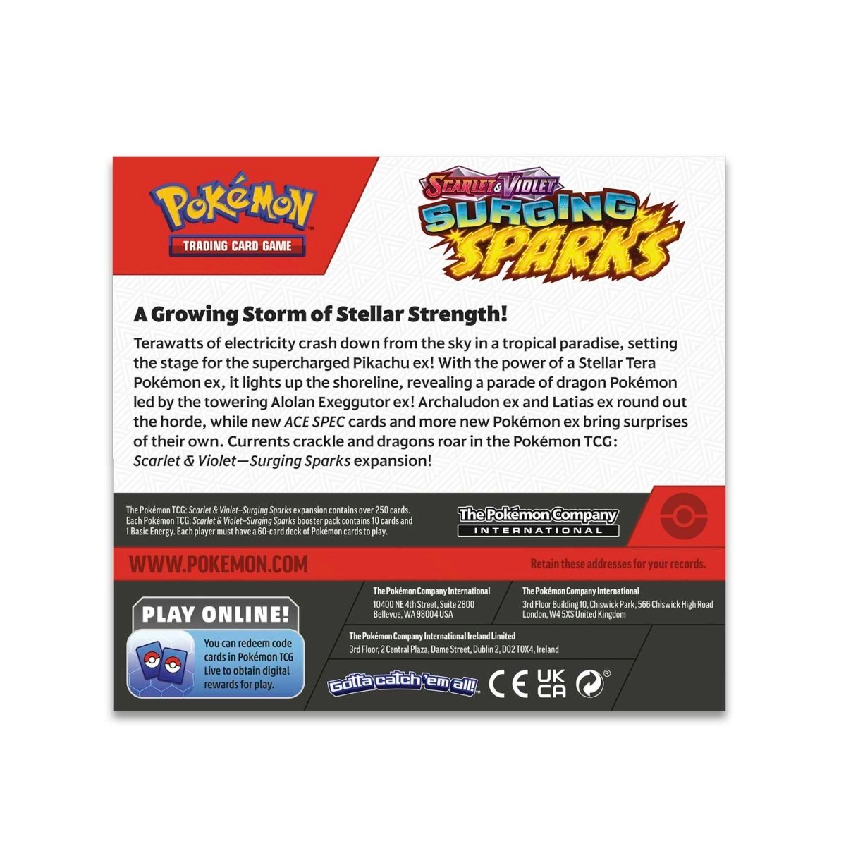 Surging Sparks S&V Booster Display Box Pokémon TCG