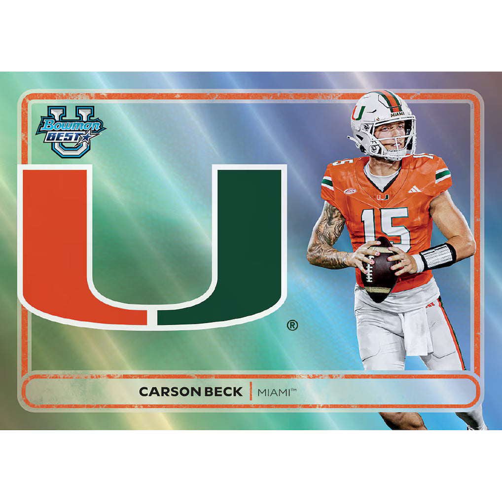 2025 Bowman University Best Football Factory Sealed Hobby Box