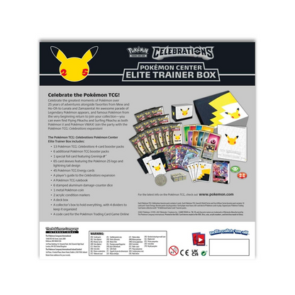Celebrations POKEMON CENTER Elite Trainer Box Pokémon TCG