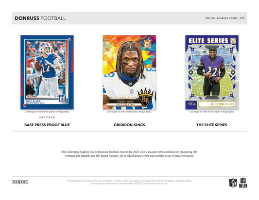 2025 Panini Donruss Football Retail Box