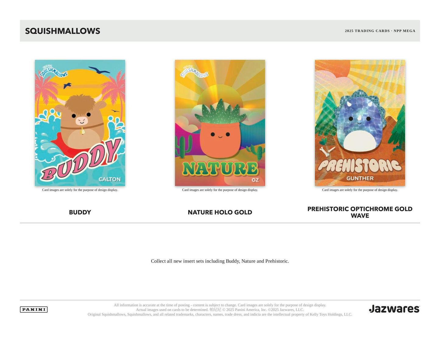 2025 Panini Squishmallows SERIES 2 Mega Box