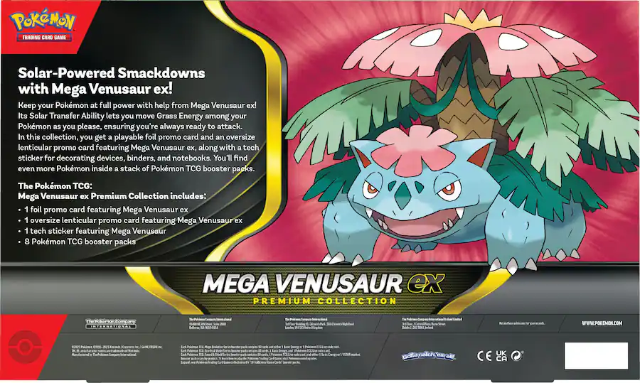 Mega Venusaur ex Premium Collection - Pokémon TCG (Limit 2)