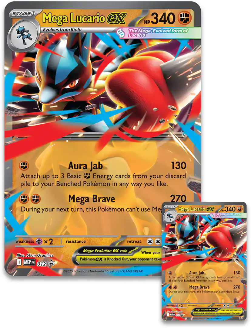 Mega Lucario ex Figure Collection - Pokémon TCG (Limit 1)