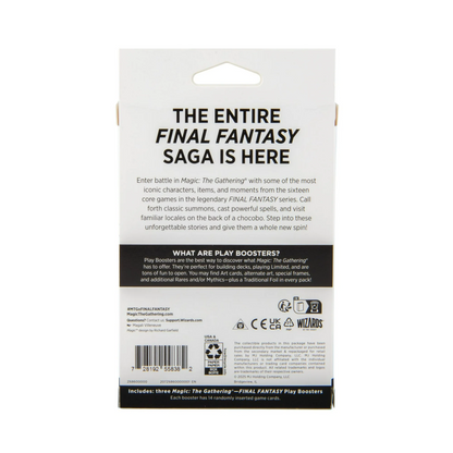 MTG: Final Fantasy Play Pack (3 Booster Packs)