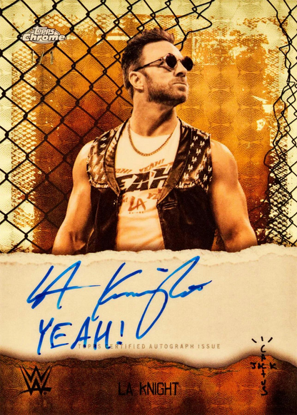 2025 Topps Chrome WWE x Cactus Jack Factory Sealed Hobby Box Booster Pack