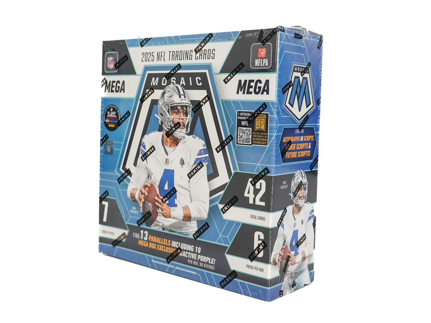 2025 Panini Mosaic Football Mega Box (Reactive Purple Parallels)