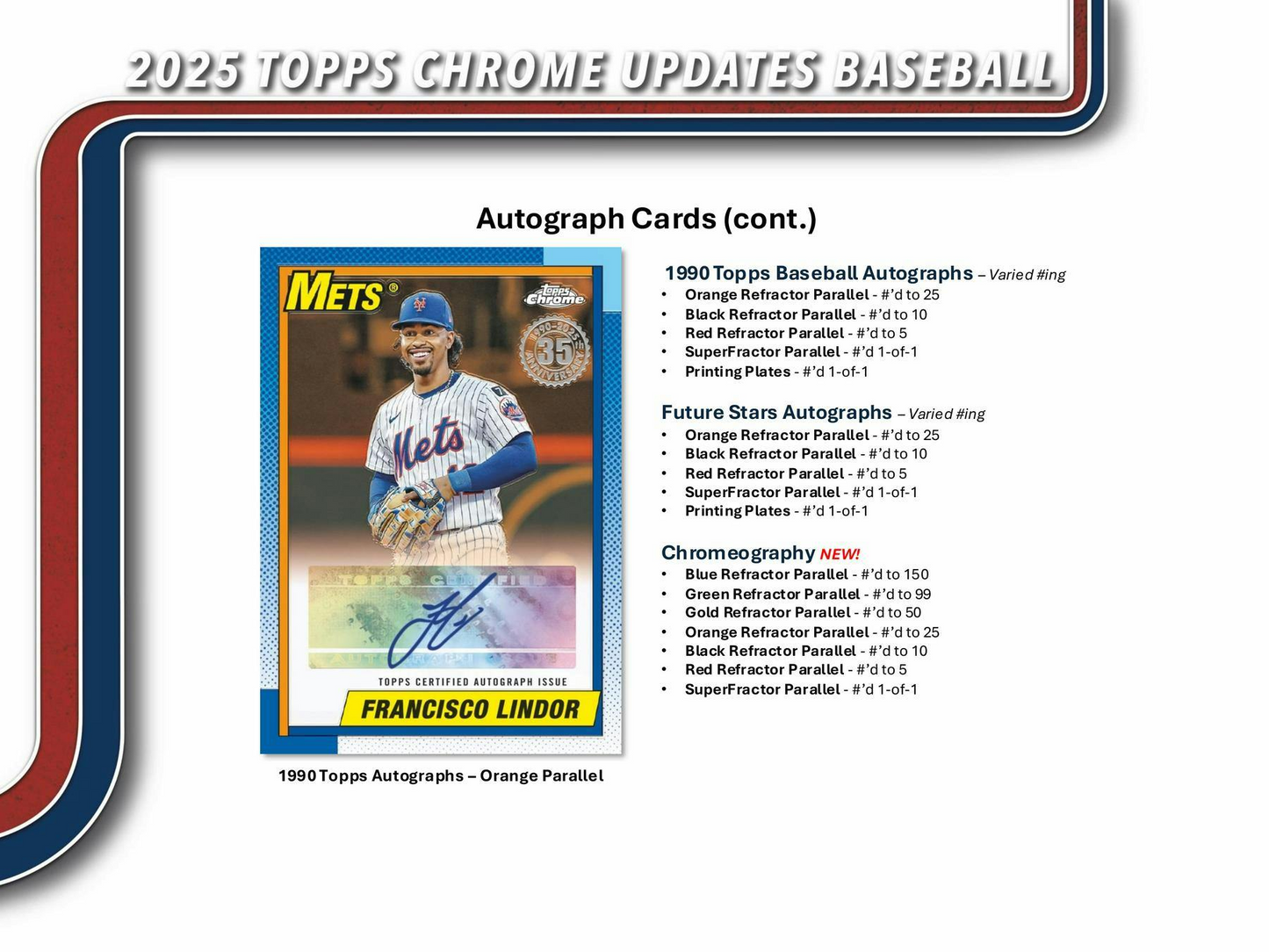 2025 Topps Chrome Updates Baseball Factory Sealed Mega Box