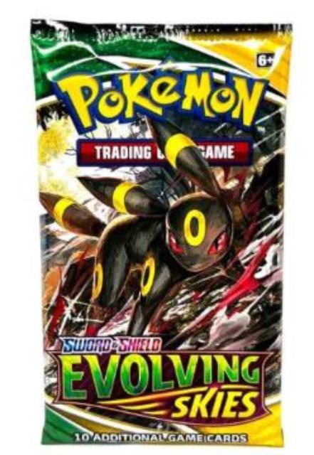 Evolving Skies Booster Pack Sword and Shield Pokémon TCG