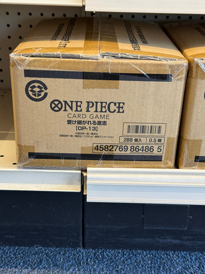 One Piece Card Game: Carrying on His Will Japanese Booster Box (OP-13)