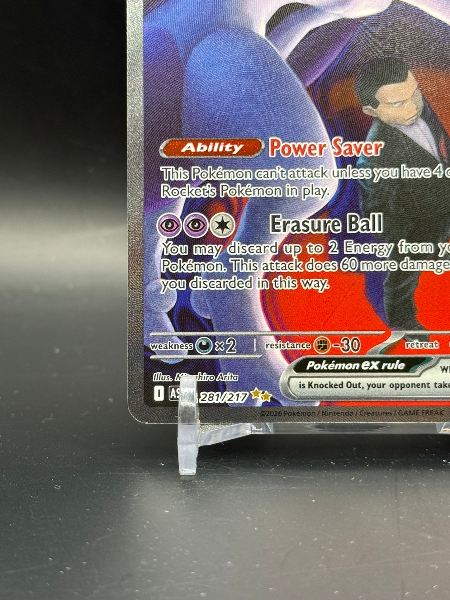 Team Rocket's Mewtwo ex 281/217 SIR - Ascended Heroes