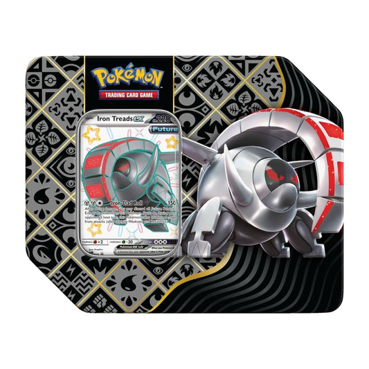 Paldean Fates Tin (Shiny Iron Treads ex) Pokémon Scarlet & Violet