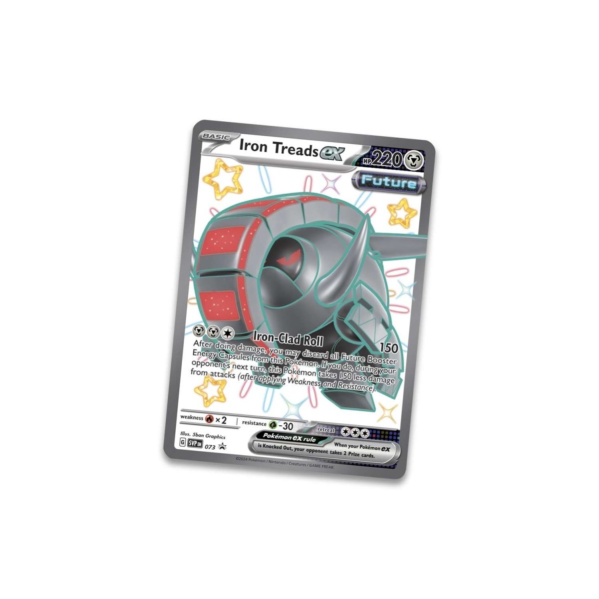 Paldean Fates Tin (Shiny Iron Treads ex) Pokémon Scarlet & Violet