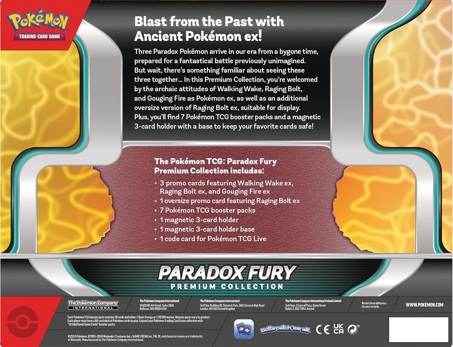 Paradox Fury Premium Collection Pokémon TCG