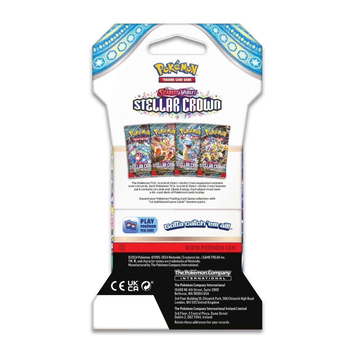 Stellar Crown Sleeved Booster Pack Pokémon TCG Scarlet & Violet