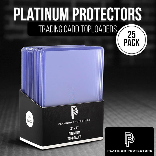 Platinum Protectors Premium Toploader 3"x4" 25-pack