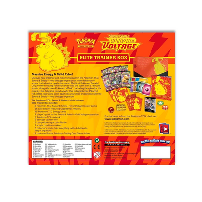 Vivid Voltage Elite Trainer Box SW&SH Pokémon TCG
