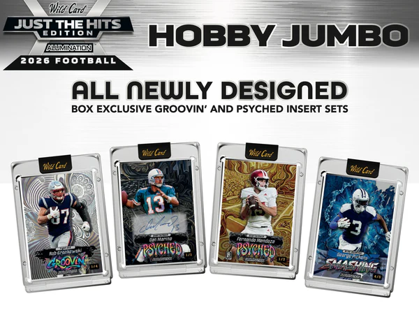 2026 Wild Card Alumination "Just The Hits" Football Jumbo Hobby Box ***LIMIT 3***