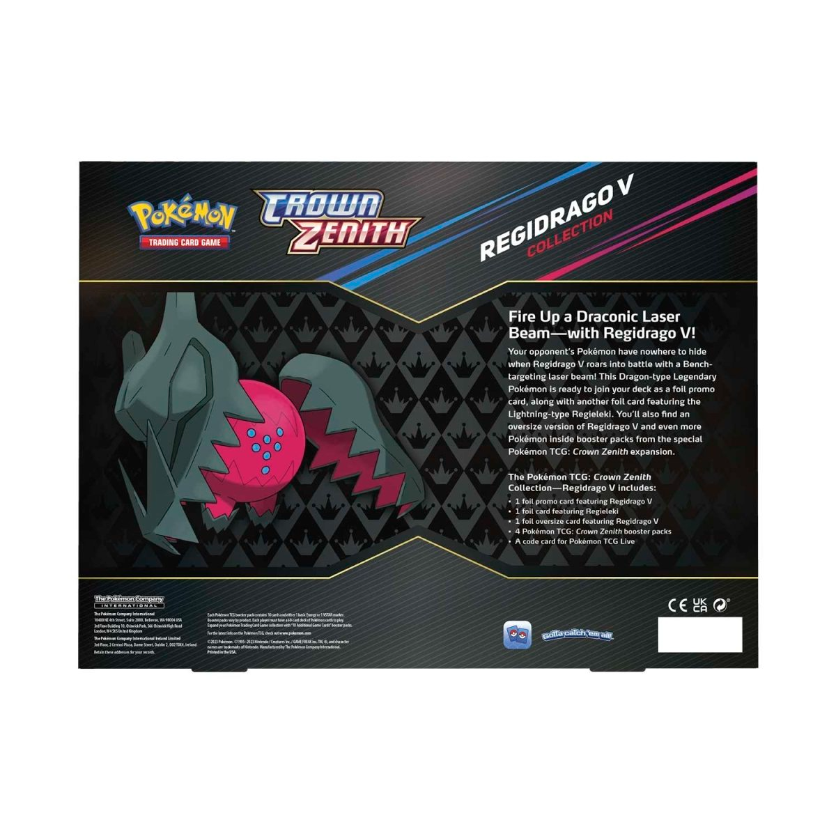 Crown Zenith Regidrago V Collection Box Pokémon TCG