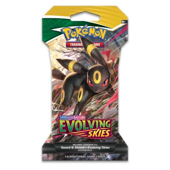 Evolving Skies Sleeved Booster Pack Sword and Shield Pokémon TCG