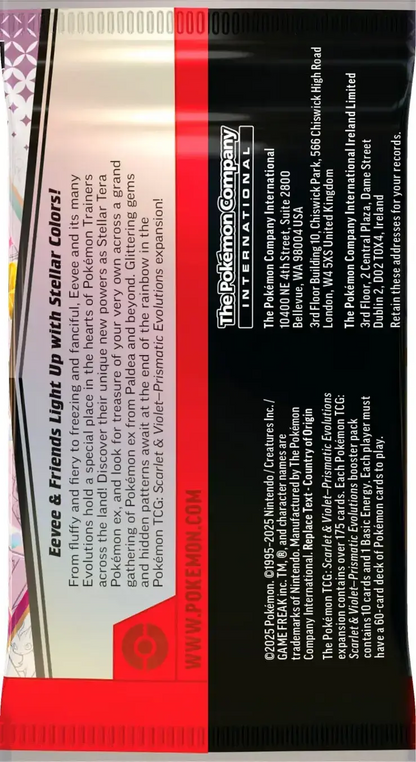 Prismatic Evolutions S&V Elite Trainer Box Pokémon TCG *DOLLAR GENERAL TRADE IN - LIMIT 1*