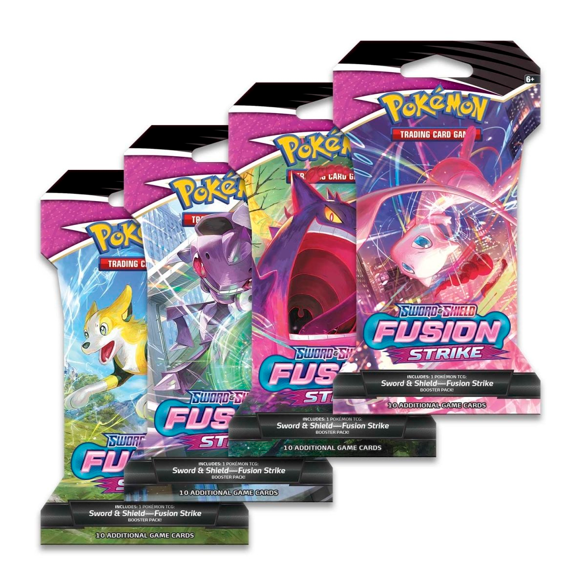 Fusion Strike Sleeved Booster Pack SWSH Pokémon TCG