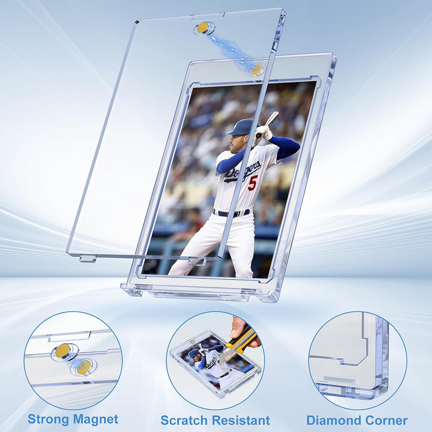 35pt Clear Magnetic Card Holder (Generic Brand)