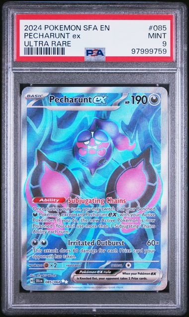 Pecharunt ex 085/064 UR - Shrouded Fable - PSA 9