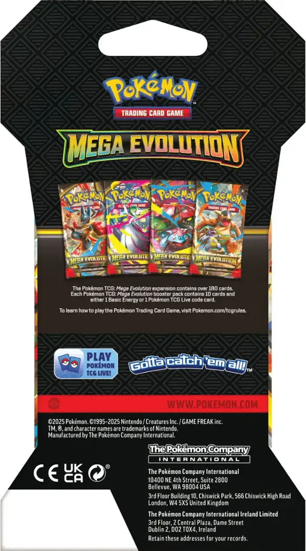 Mega Evolution Sleeved Booster Pack Pokémon TCG