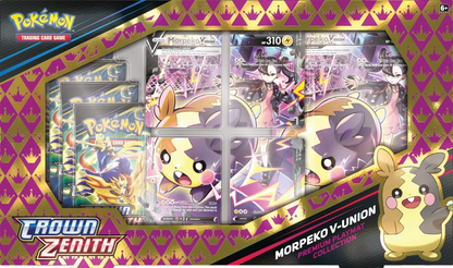 Crown Zenith Premium Playmat Collection Morpeko V-Union Box Pokémon TCG