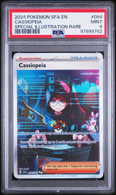 Cassiopeia 094/064 SIR - Shrouded Fable - PSA Mint 9 (97999762)